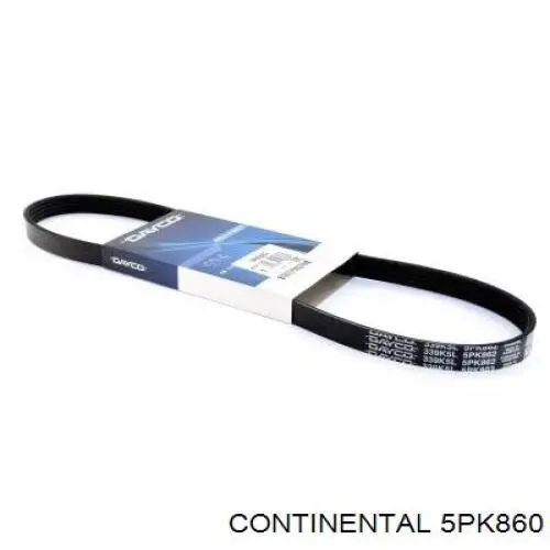 Клиновый ремень Continental/Siemens 5PK860 цена, от 8.80 USD