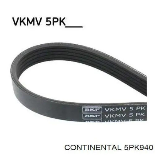 Купить 5PK940 Continental/Siemens Ремень генератора