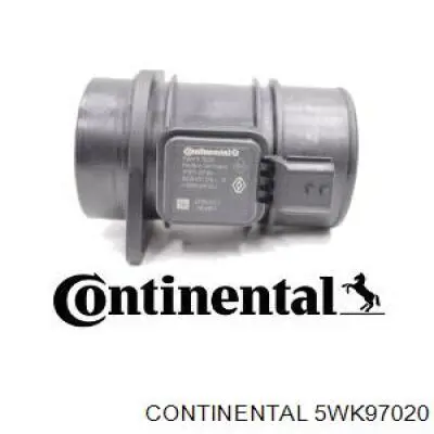 5WK97020 Continental/Siemens sensor de fluxo (consumo de ar, medidor de consumo M.A.F. - (Mass Airflow))