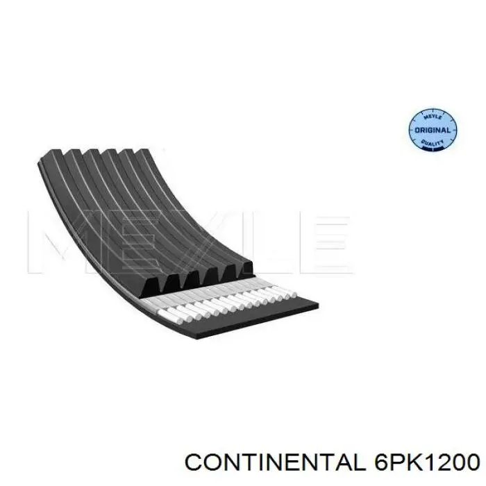 Correa trapezoidal 6PK1200 Continental/Siemens