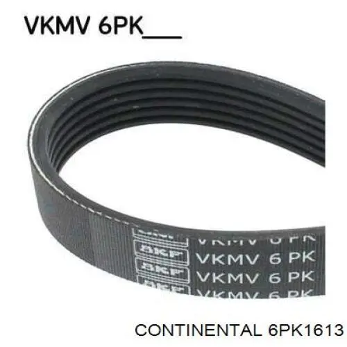 6PK1613 Continental/Siemens Поликлиновый ремень