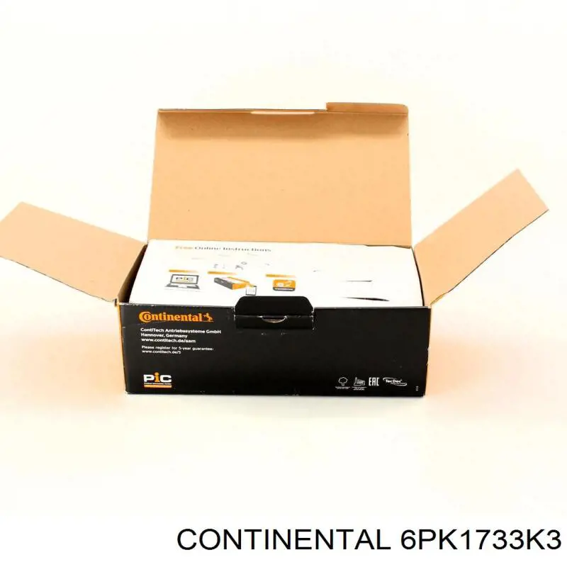 Купить 6PK1733K3 Continental/Siemens Ремень приводной
