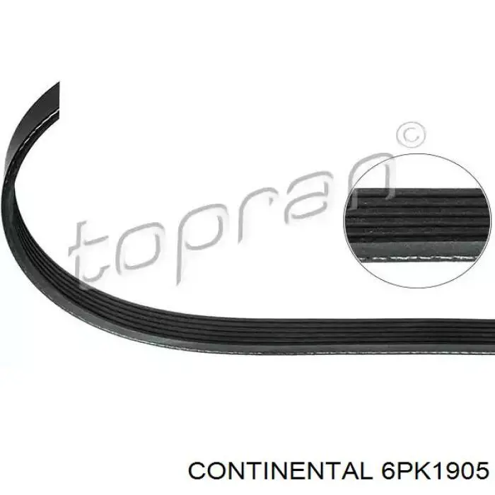 Клиновый ремень Continental/Siemens 6PK1905 цена, от 18.04 USD