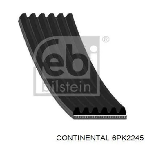 Ремінь приводний, агрегатів 6PK2245 Continental/Siemens