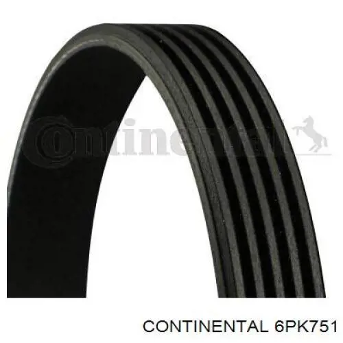 6PK751 Continental/Siemens Поликлиновый ремень