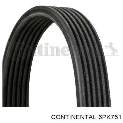 Клиновый ремень Continental/Siemens 6PK751 цена, от 9.29 USD