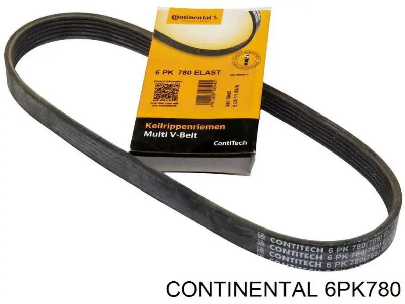 Клиновый ремень Continental/Siemens 6PK780 цена, от 9.03 USD