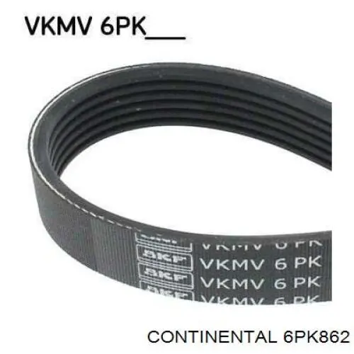6PK862 Continental/Siemens Поликлиновый ремень