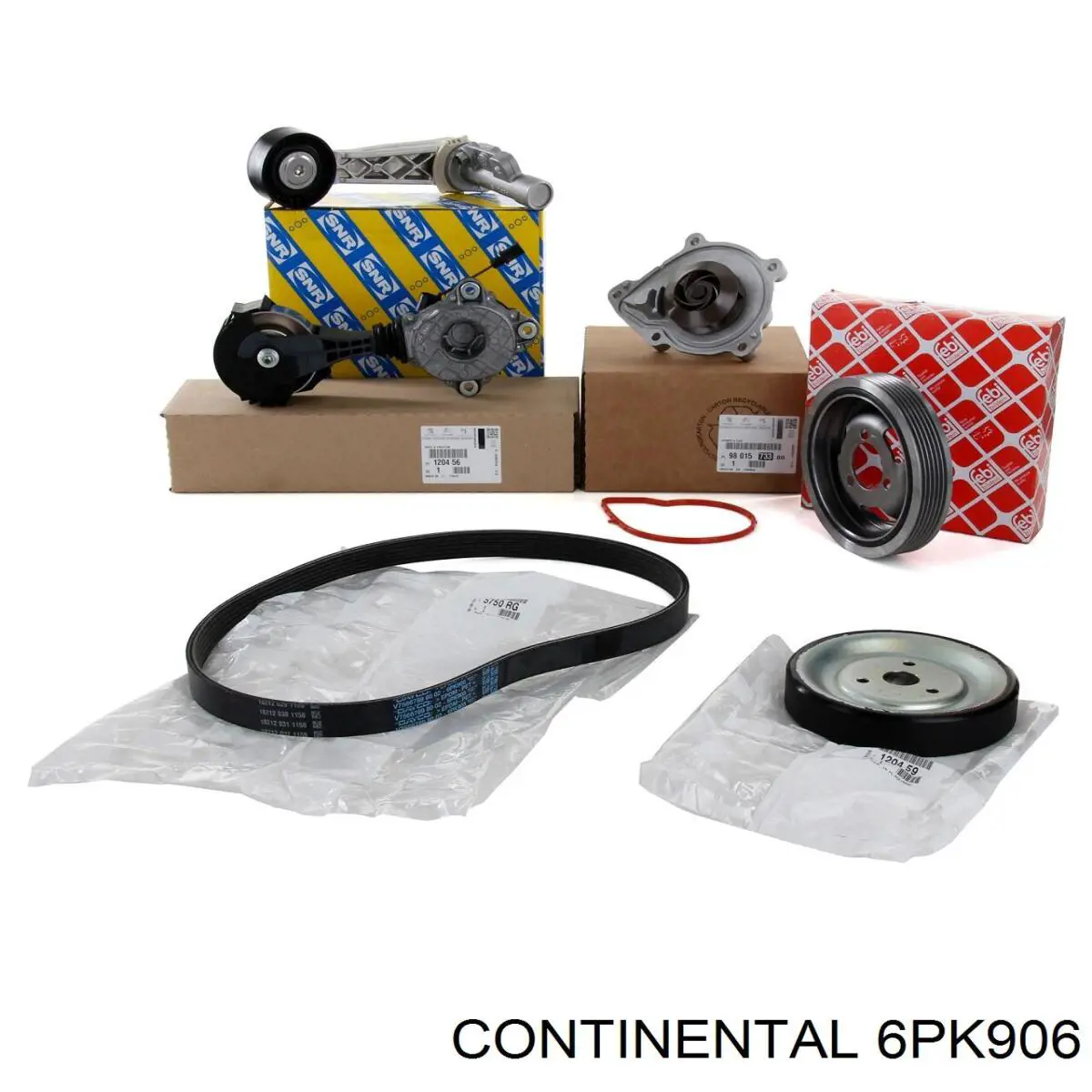 Ремень генератора 6PK906 Continental/Siemens