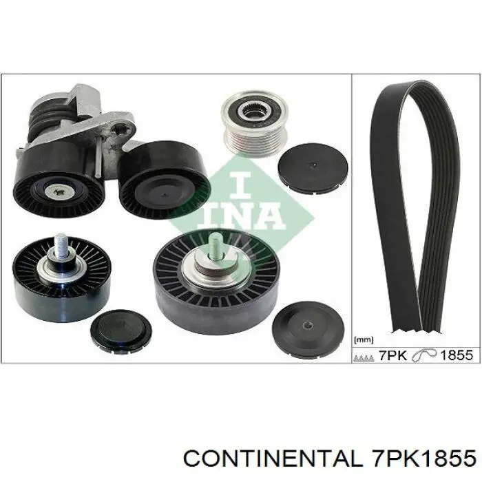 7PK1855 Continental/Siemens Поликлиновый ремень