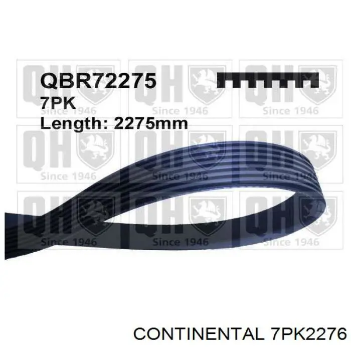 7PK2276 Continental/Siemens Поликлиновый ремень