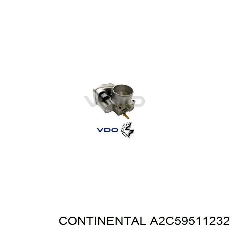 A2C59511232 Continental/Siemens дроссельная заслонка в сборе