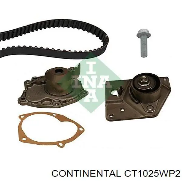 CT1025WP2 Continental correia do mecanismo de distribuição de gás, kit