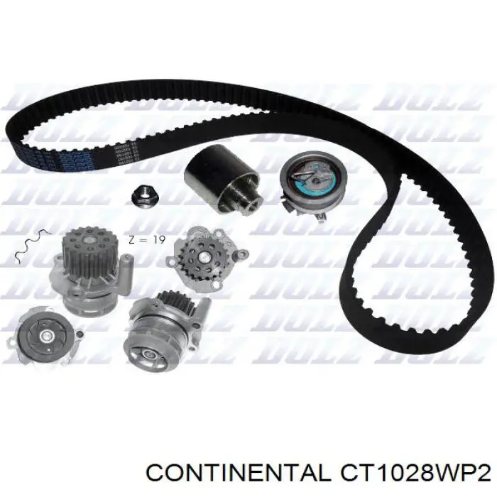 Комплект ГРМ CT1028WP2 Continental/Siemens