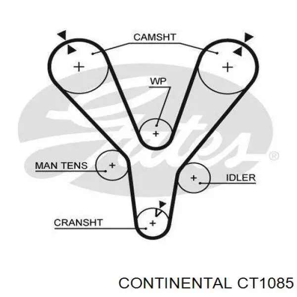Ремень ГРМ CT1085 Continental/Siemens