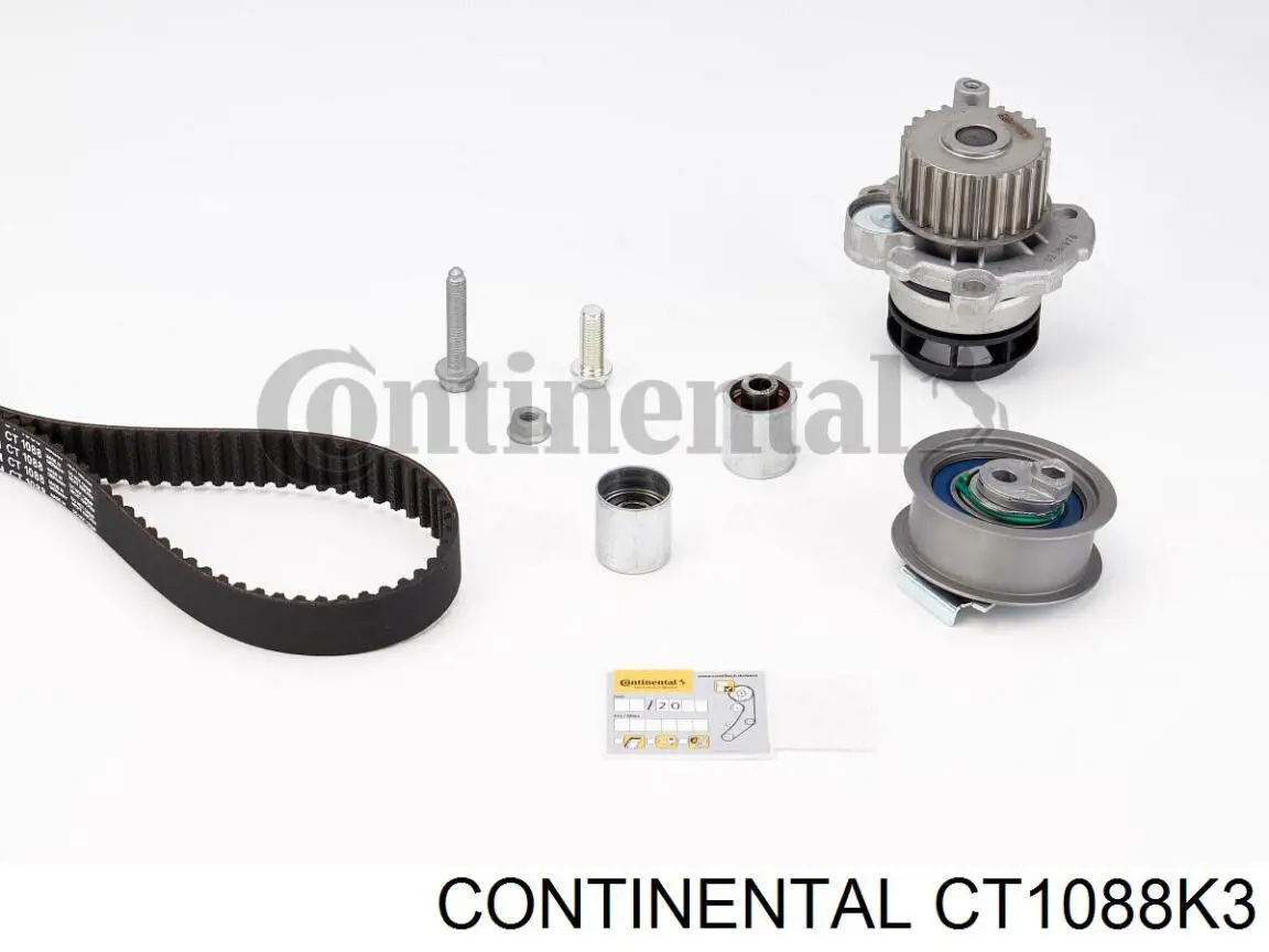 CT1088K3 Continental correia do mecanismo de distribuição de gás, kit