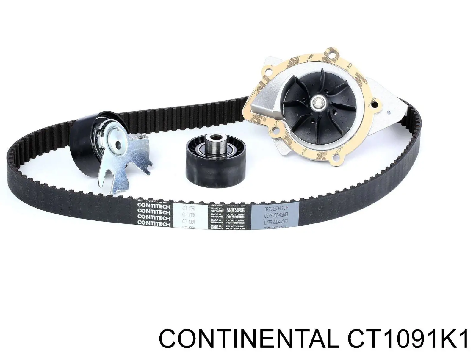 CT1091K1 Continental correia do mecanismo de distribuição de gás, kit