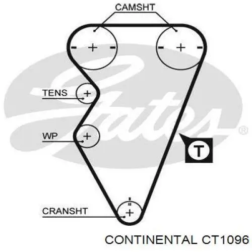ГРМ ремни Continental/Siemens CT1096