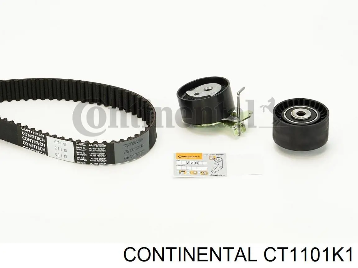 CT1101K1 Continental correia do mecanismo de distribuição de gás, kit
