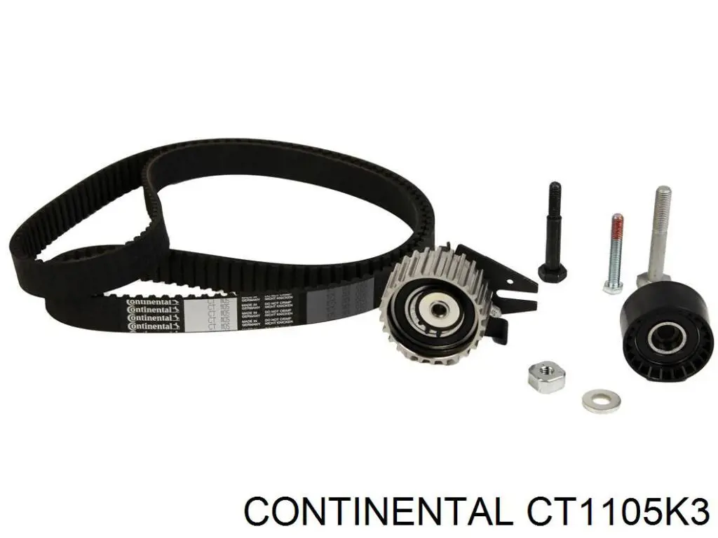 CT1105K3 Continental correia do mecanismo de distribuição de gás, kit