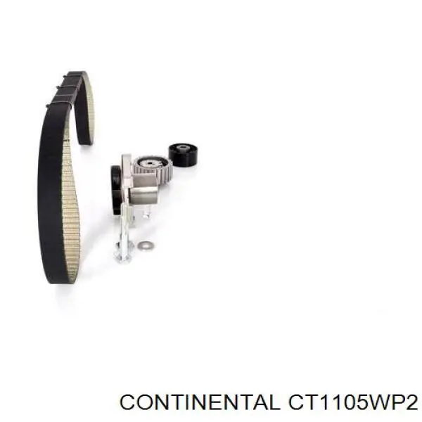 ГРМ ремни, комплект Continental/Siemens CT1105WP2 цена, от 136.13 USD