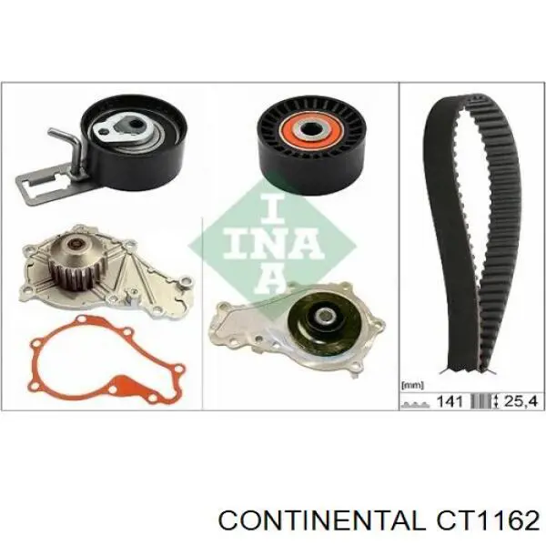 CT1162 Continental correia do mecanismo de distribuição de gás