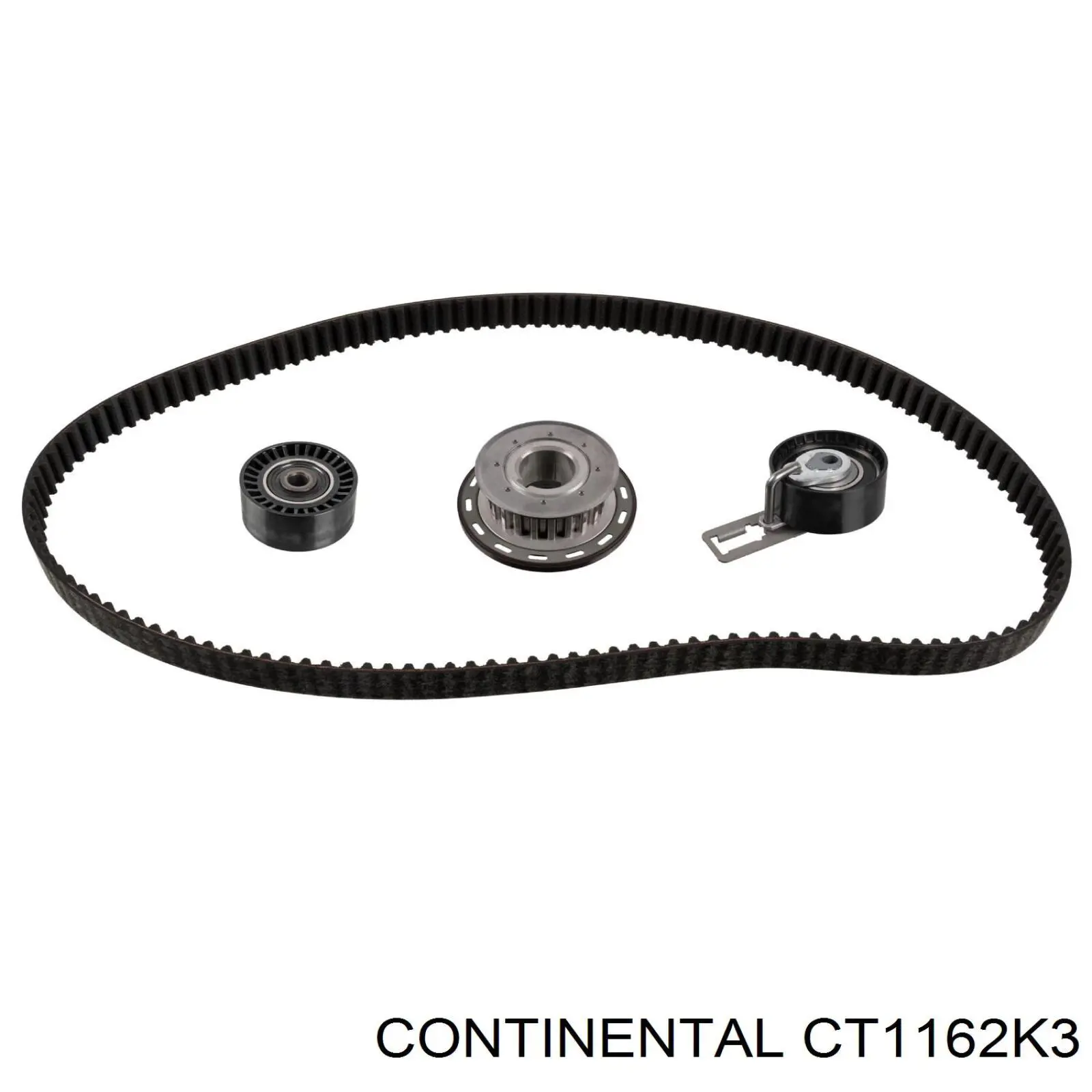 CT1162K3 Continental correia do mecanismo de distribuição de gás, kit
