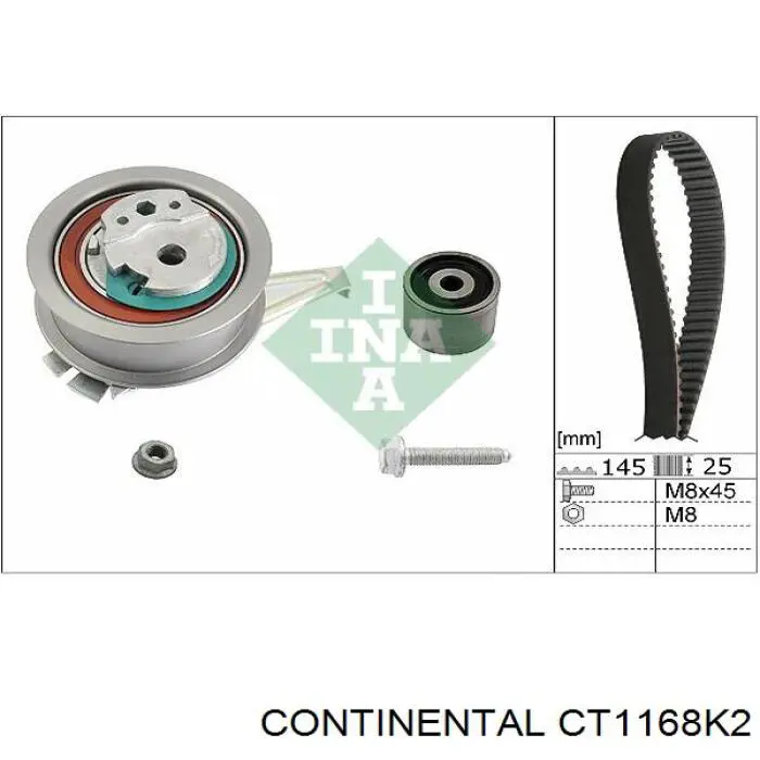 CT1168K2 Continental/Siemens Комплект ремня ГРМ
