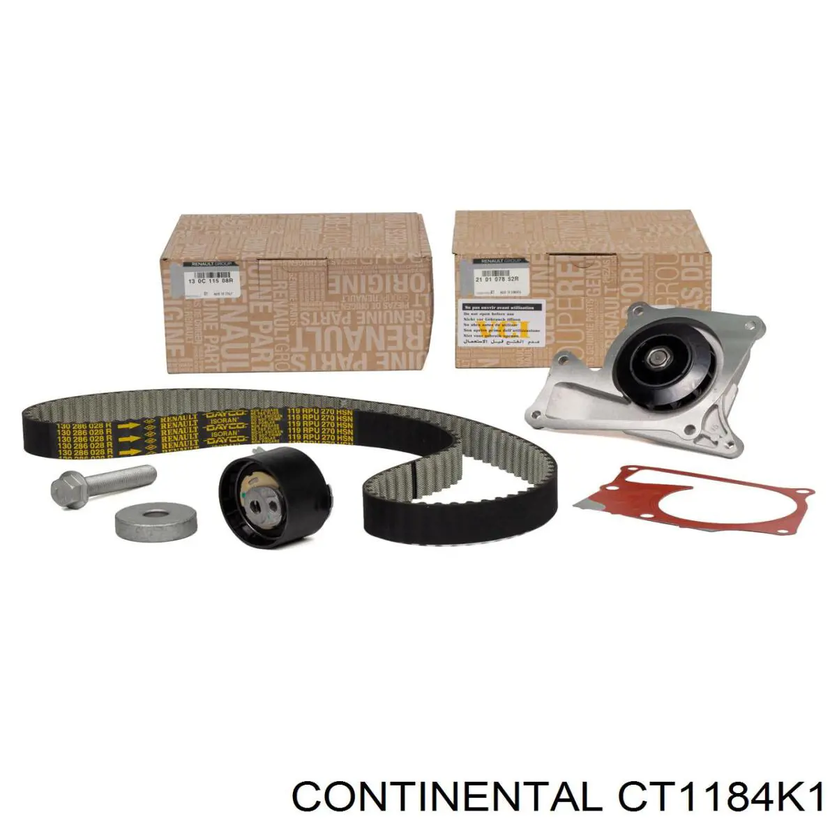 ГРМ ремни, комплект Continental/Siemens CT1184K1 цена, от 75.83 USD