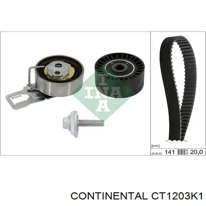 Комплект ГРМ CT1203K1 Continental/Siemens