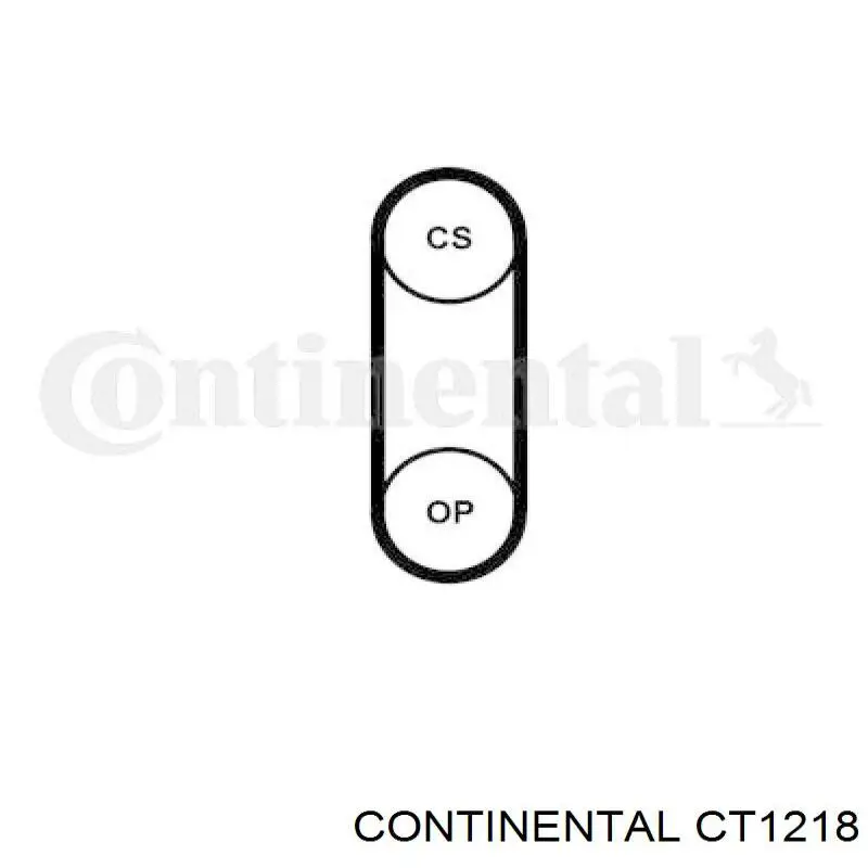 CT1218 Continental/Siemens ремень масляного насоса