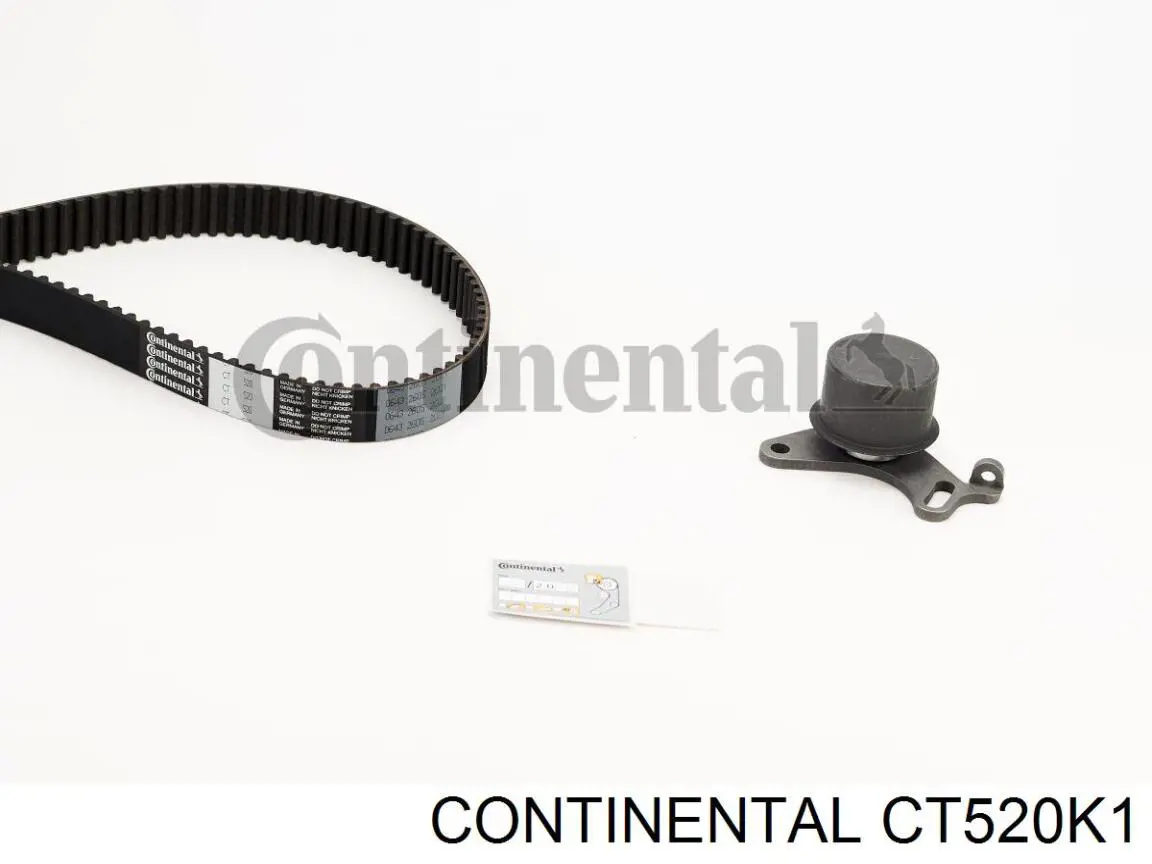 CT520K1 Continental/Siemens correia do mecanismo de distribuição de gás, kit
