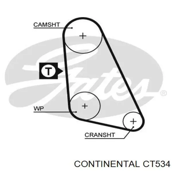 CT534 Continental/Siemens ремень грм