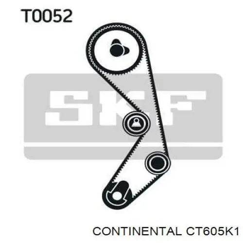 Комплект ГРМ CT605K1 Continental/Siemens