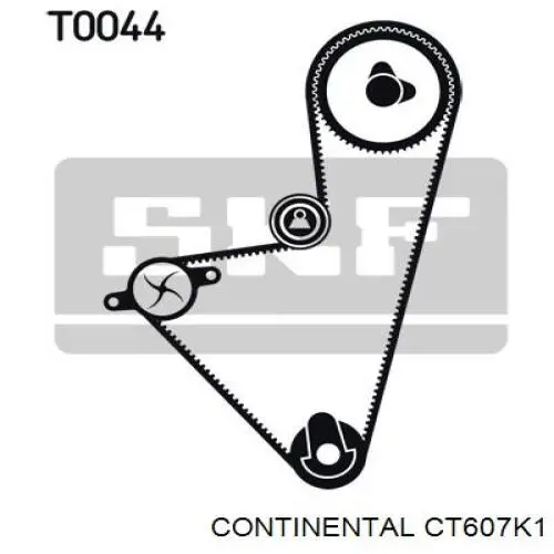 ГРМ ремни, комплект Continental/Siemens CT607K1 цена, от 27.99 USD