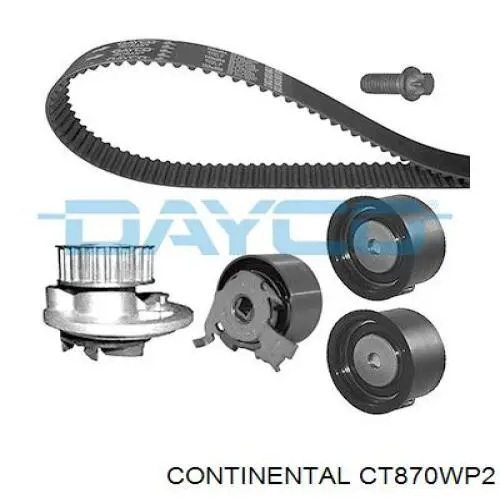 Комплект ГРМ CT870WP2 Continental/Siemens