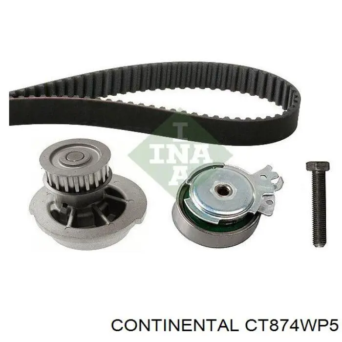 ГРМ ремни, комплект Continental/Siemens CT874WP5 цена, от 70.76 USD