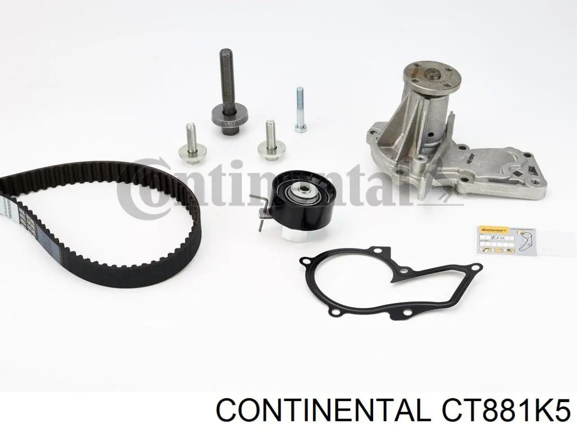 CT881K5 Continental/Siemens correia do mecanismo de distribuição de gás, kit