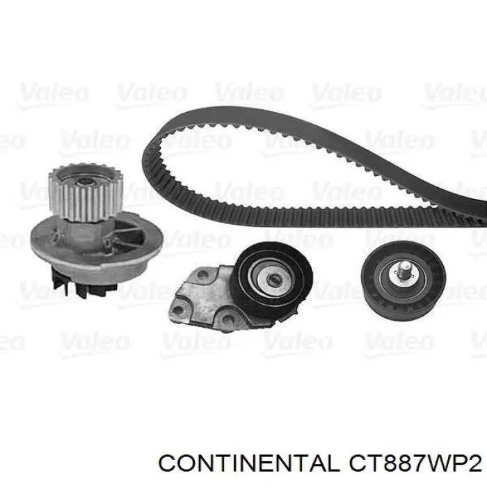 Ремень ГРМ, комплект Continental/Siemens CT887WP2