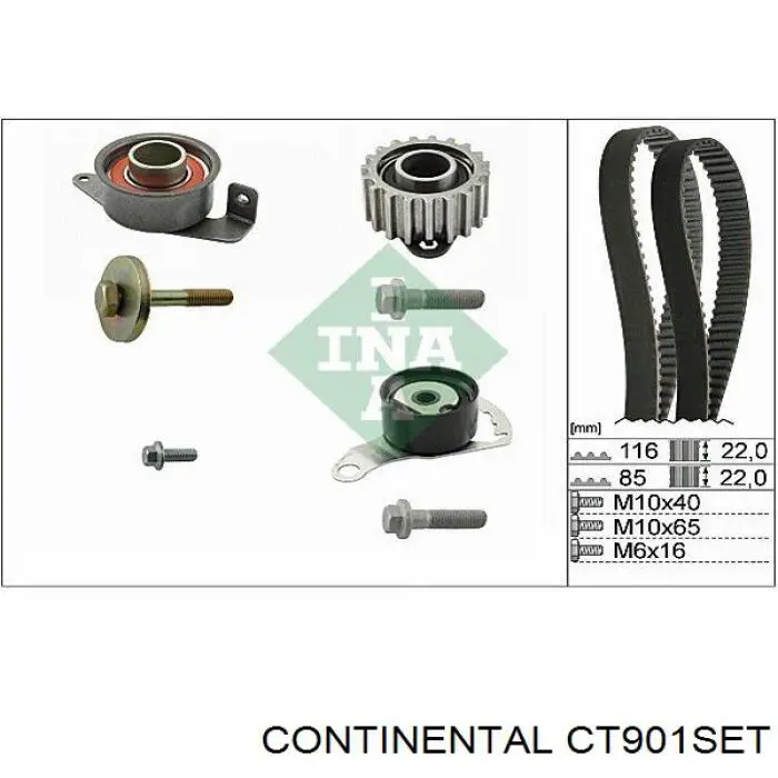 CT901SET Continental/Siemens Ремень двигателя