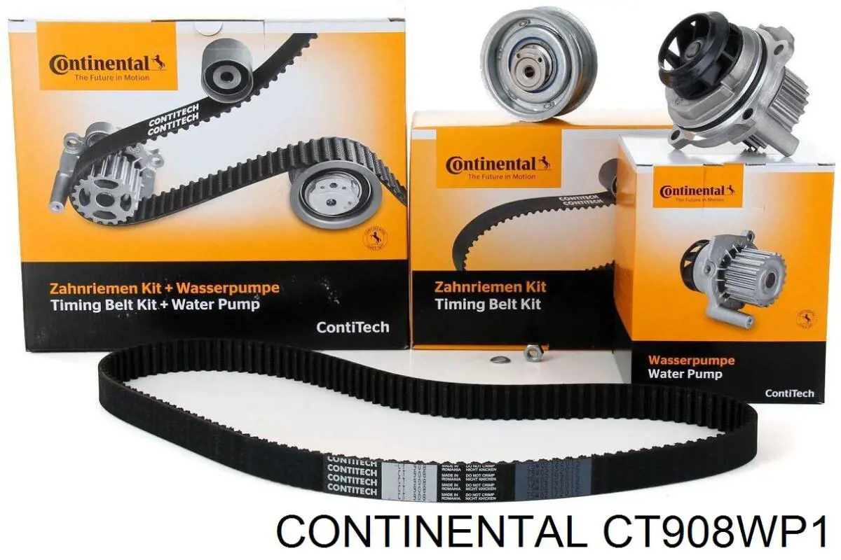 CT908WP1 Continental correia do mecanismo de distribuição de gás, kit