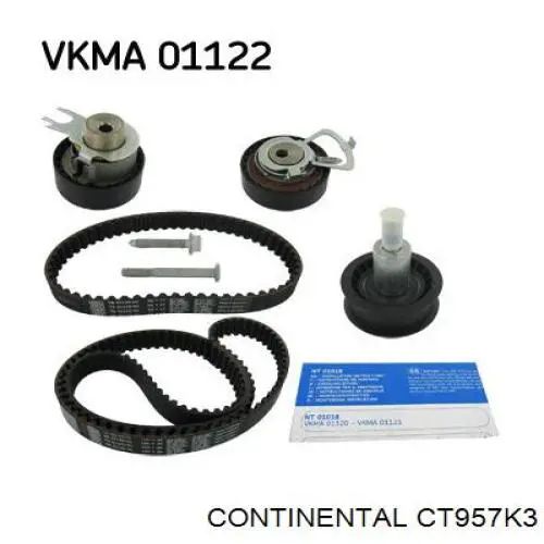 ГРМ ремни, комплект Continental/Siemens CT957K3 цена, от 90.98 USD