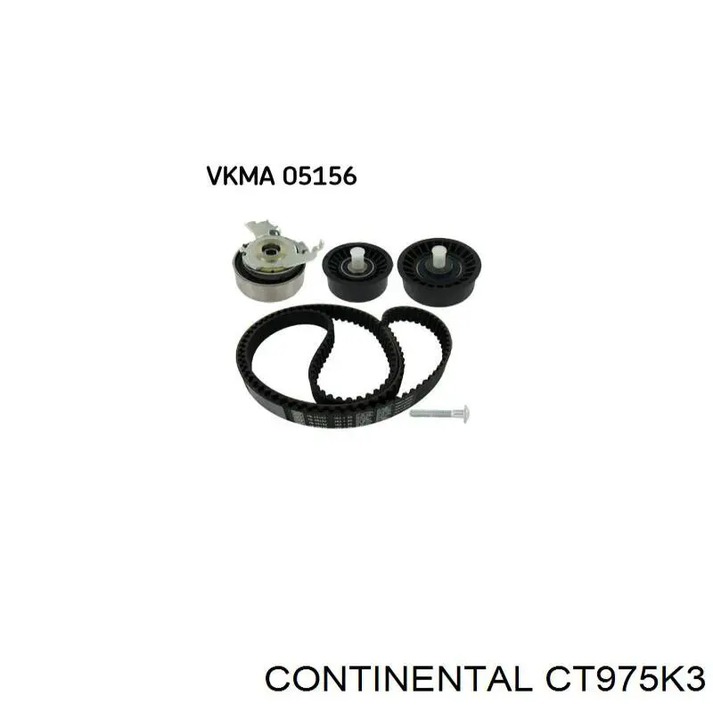 ГРМ ремни, комплект Continental/Siemens CT975K3 цена, от 68.72 USD