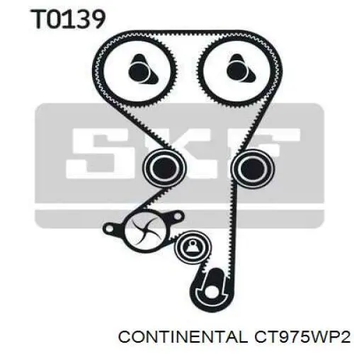 Купить CT975WP2 Continental/Siemens Комплект ГРМ