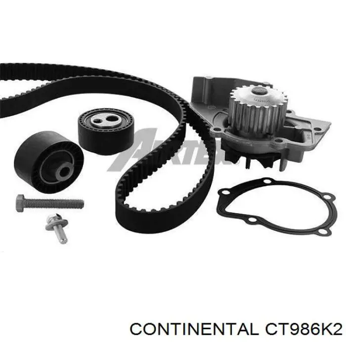 ГРМ ремни, комплект Continental/Siemens CT986K2 цена, от 68.39 USD