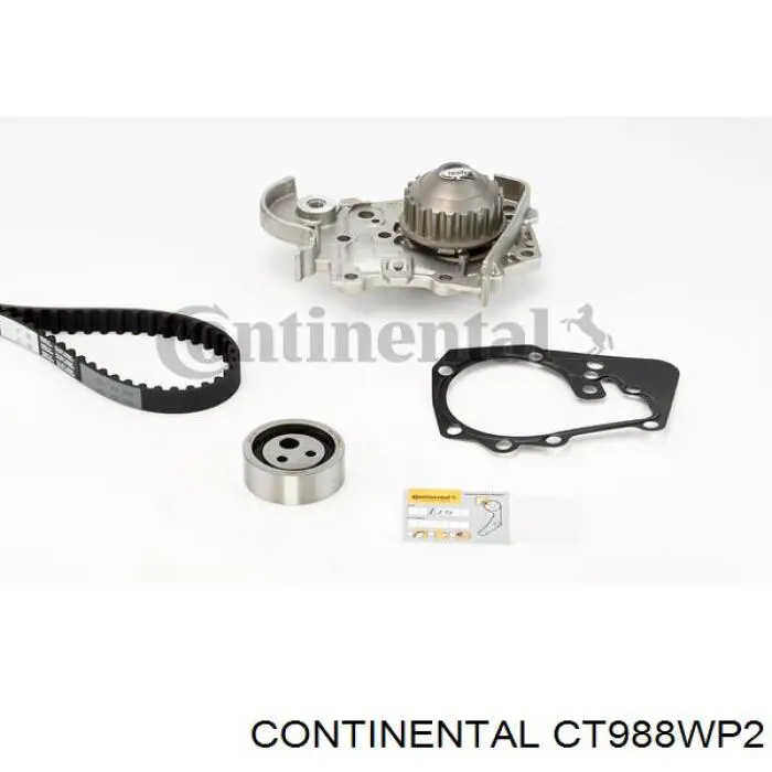 CT988WP2 Continental correia do mecanismo de distribuição de gás, kit