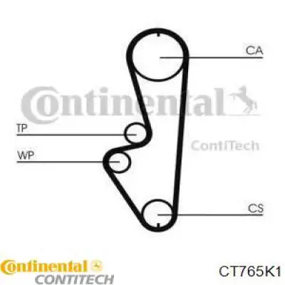 Contitech комплект грм