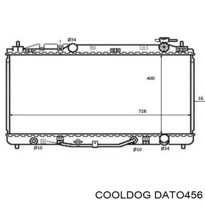 Радиатор DATO456 Cooldog