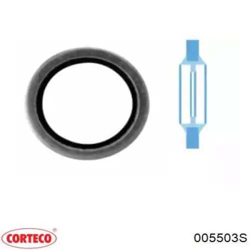 Прокладка пробки поддона двигателя CORTECO 005503S