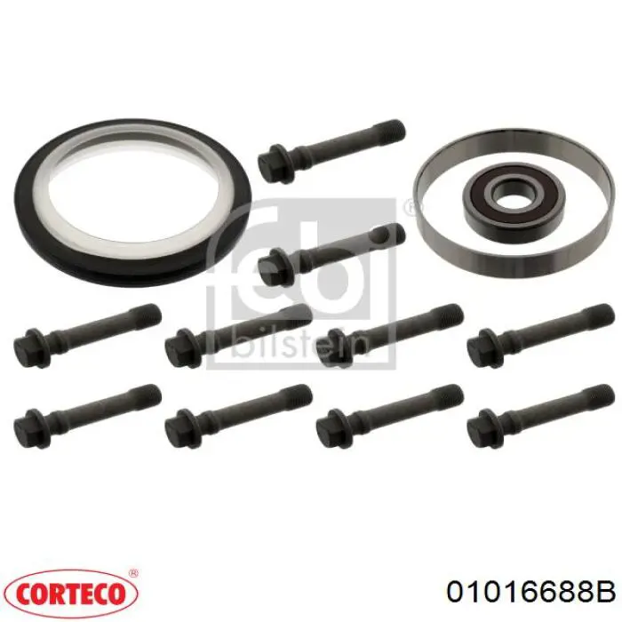 Сальник коленвала коренной Corteco 01016688B